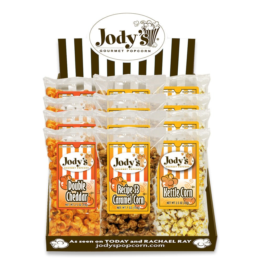 Best Sellers Countertop Display - Jody's Popcorn