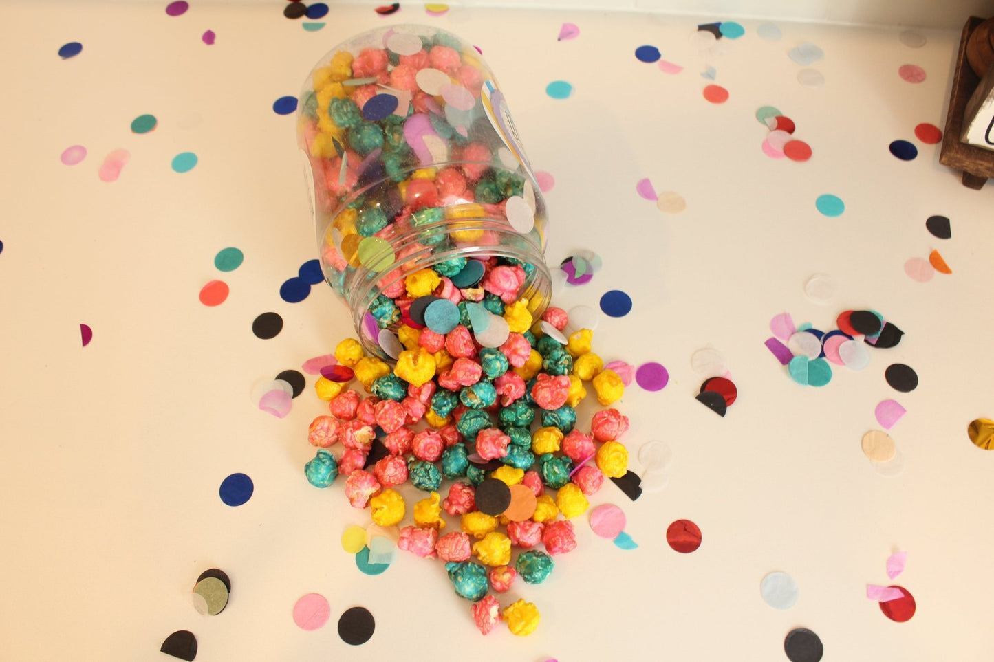 Funfetti Round Jar - 12 Count - Jody's Popcorn