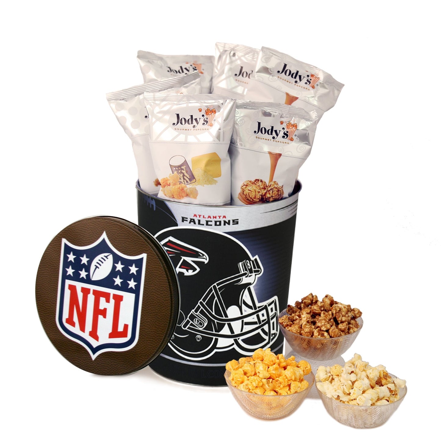 Atlanta Falcons Popcorn Tin - Jody's Popcorn