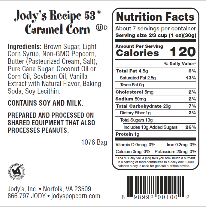 Caramel and Kettle Mix - Jody's Popcorn