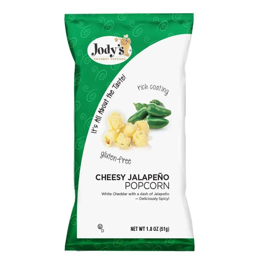 Cheesy Jalapeño Popcorn, 1.8oz - Jody's Popcorn