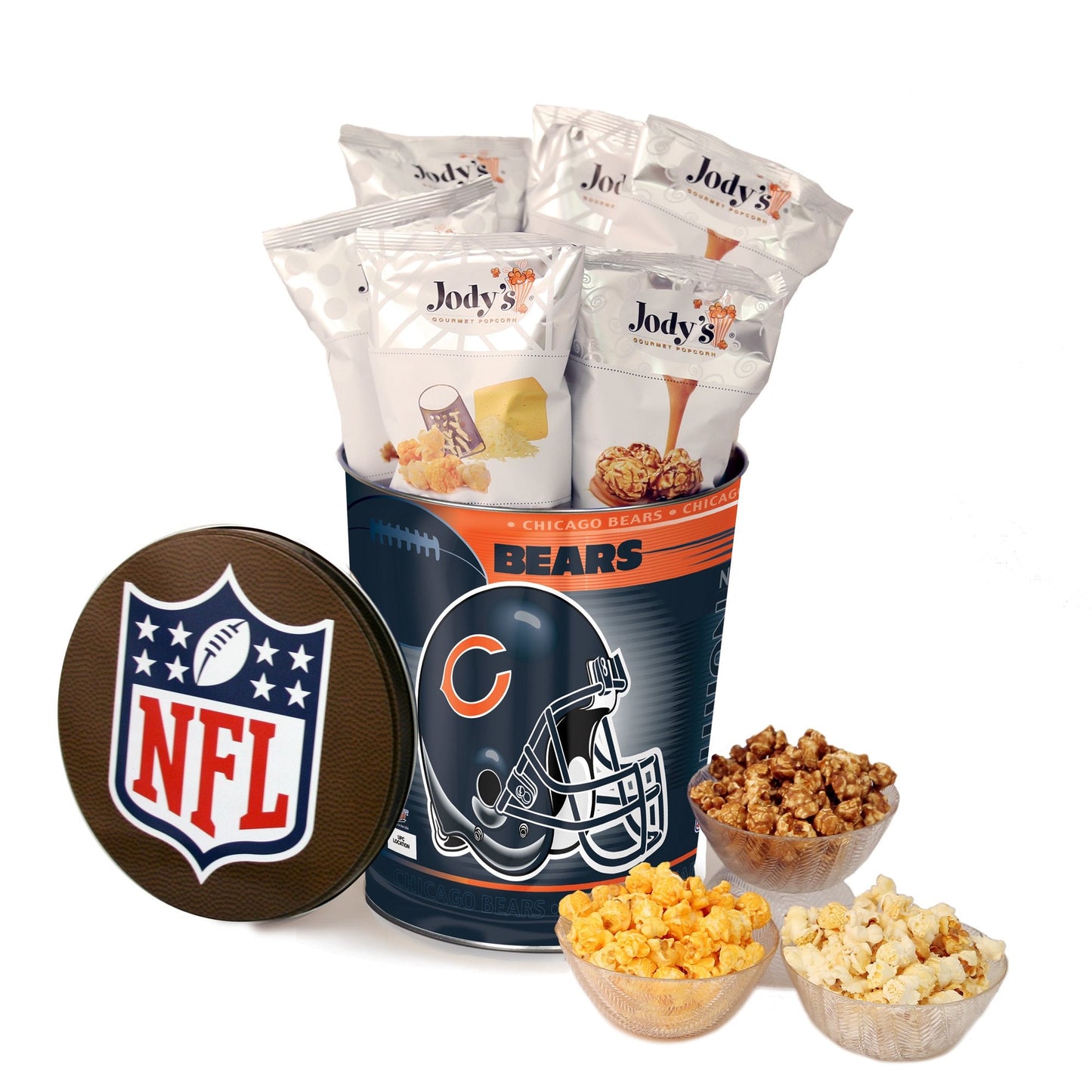 Chicago Bears Popcorn Tin - Jody's Popcorn