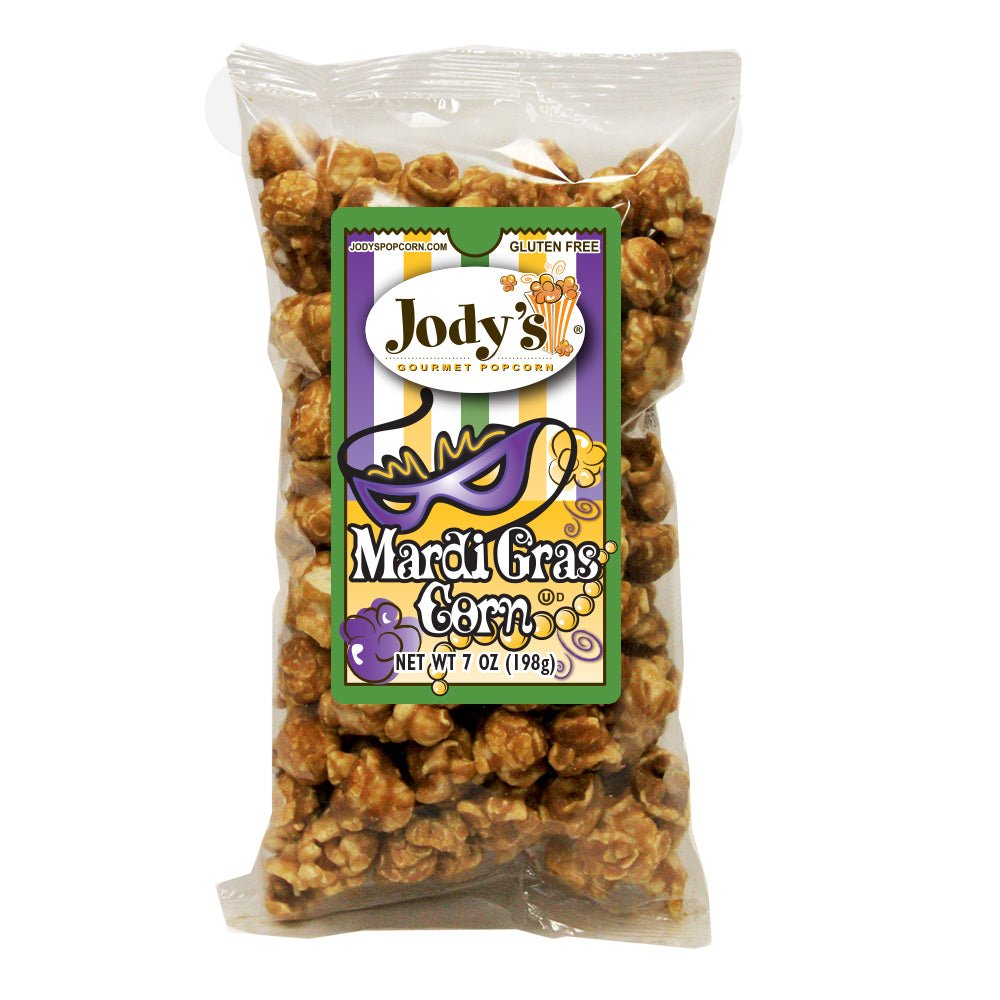 Mardi Gras Caramel Corn - Jody's Popcorn