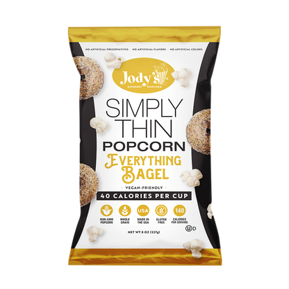 Simply Thin Everything Bagel Jodys Popcorn