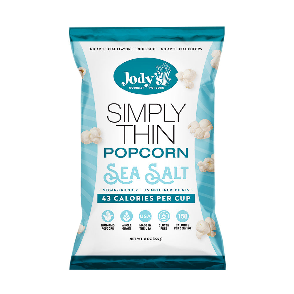Jody's Simply Thin Popcorn Sea Salt Jodys Popcorn