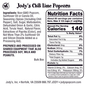 Chili Lime Popcorn Bulk Box