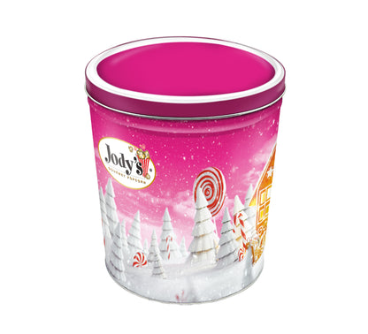 Pink Gingerbread Holiday Tin