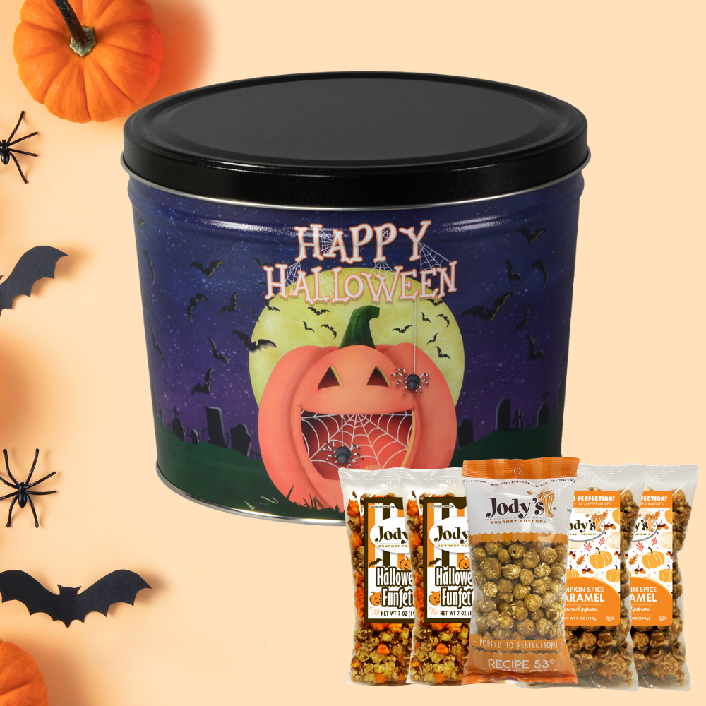 Halloween Fun Pumpkin Tin - 2 Gallon