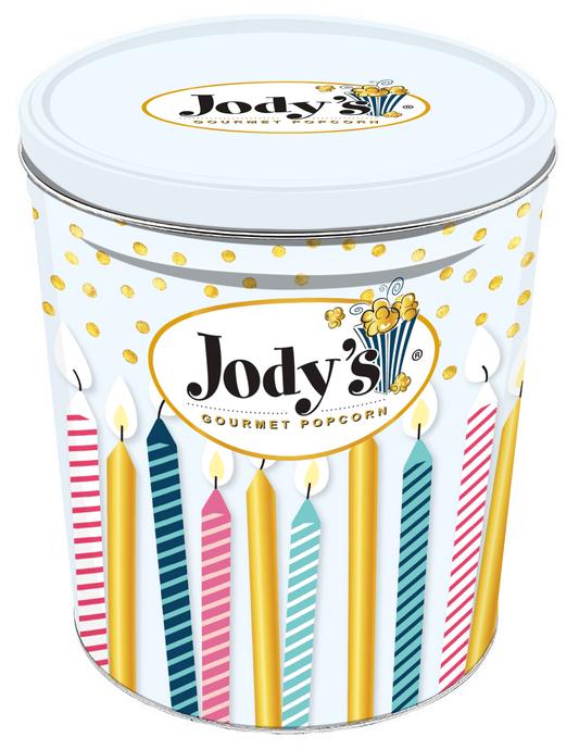 Birthday Candle Tin - Jody's Popcorn