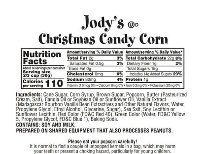 Christmas Candy Corn - Jody's Popcorn
