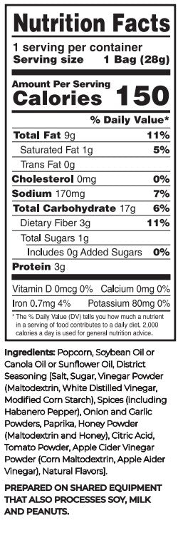 Nutrition Information
