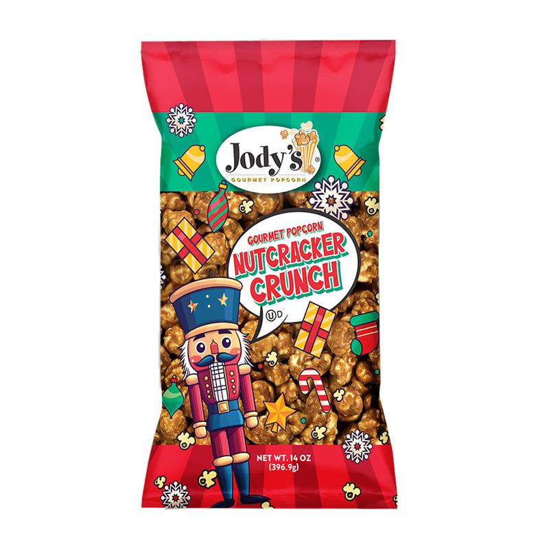 Jody’s Gourmet Popcorn Nutcracker Crunch – Holiday Caramel Popcorn – Sweet Crunchy Christmas Snack, Festive Treats, Giftable Gourmet Popcorn – 3 Pack Bundle - Jody's Popcorn