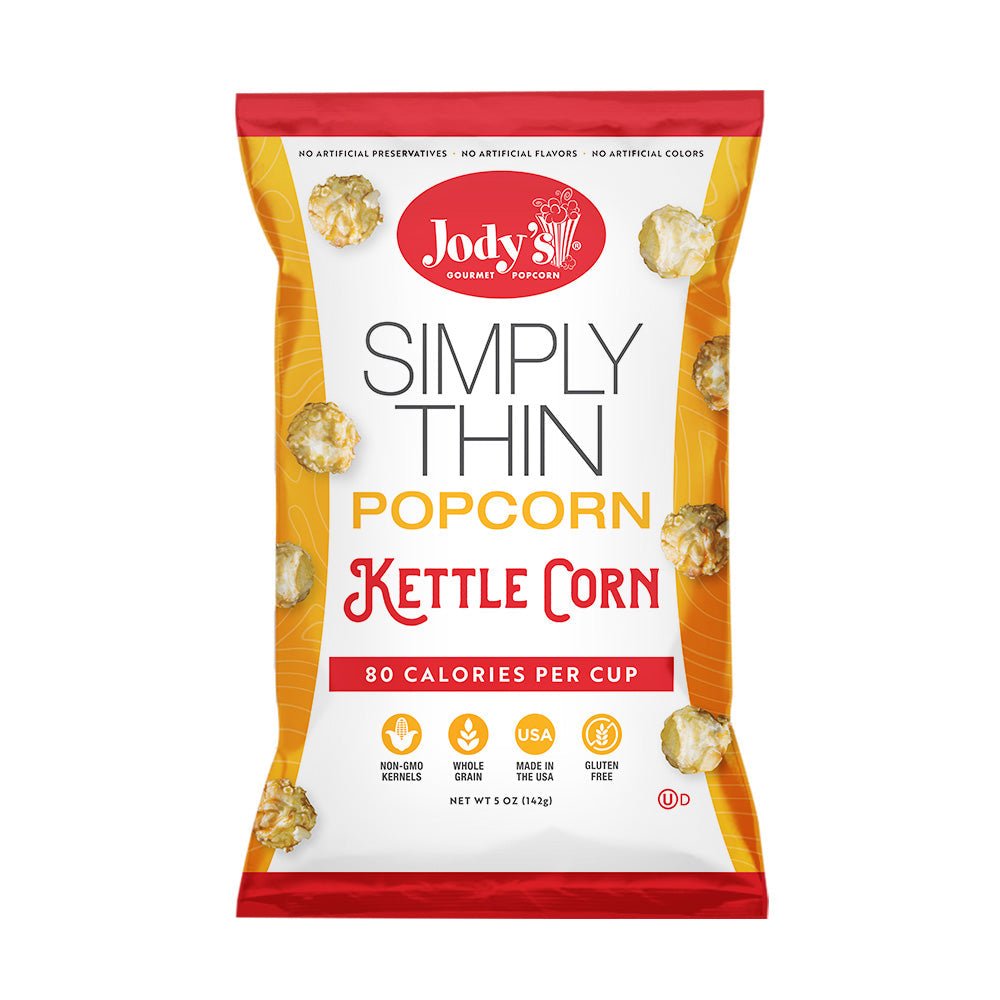 Jody's Simply Thin Kettle Corn - 8 pack - Jody's Popcorn Gourmet Popcorn