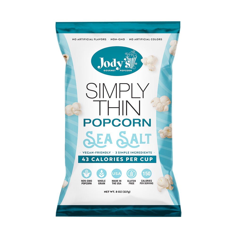 Jody's Simply Thin Popcorn Sea Salt - Jody's Popcorn