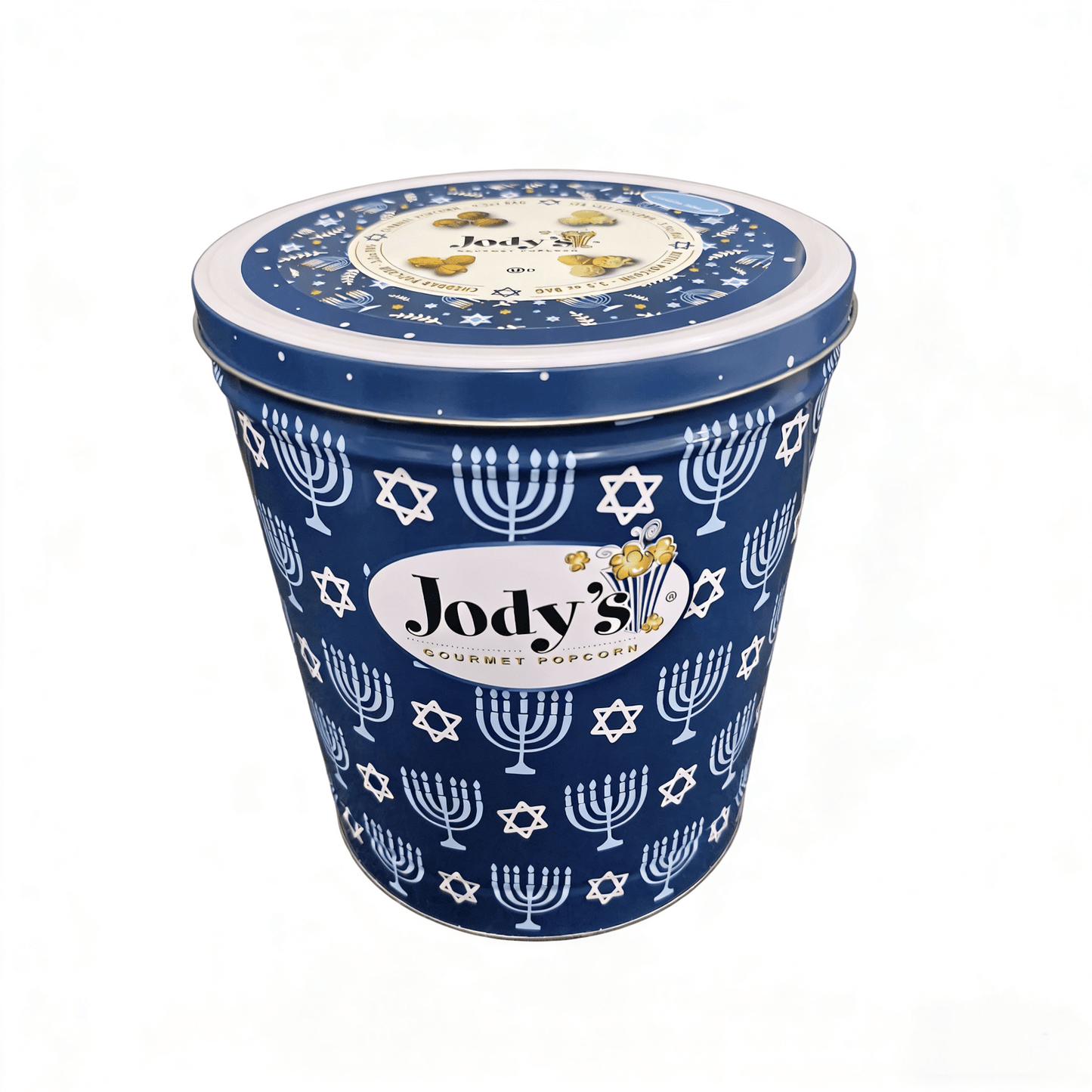 Menorah Popcorn Tin - Jody's Popcorn