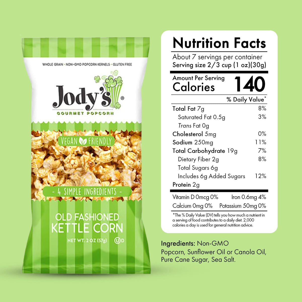 Old Fashioned Kettle Corn - Jody's Popcorn