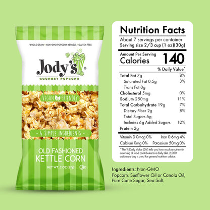 Old Fashioned Kettle Corn - Jody's Popcorn