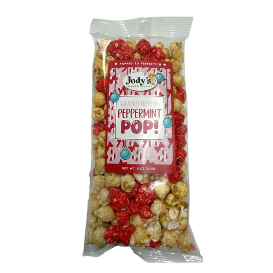 Peppermint Pop! Gourmet Popcorn – 9 oz Bag - Jody's Popcorn