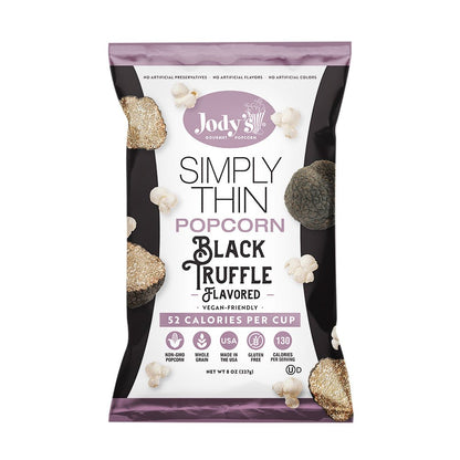 Simply Thin Black Truffle - 8 pack - Jody's Popcorn