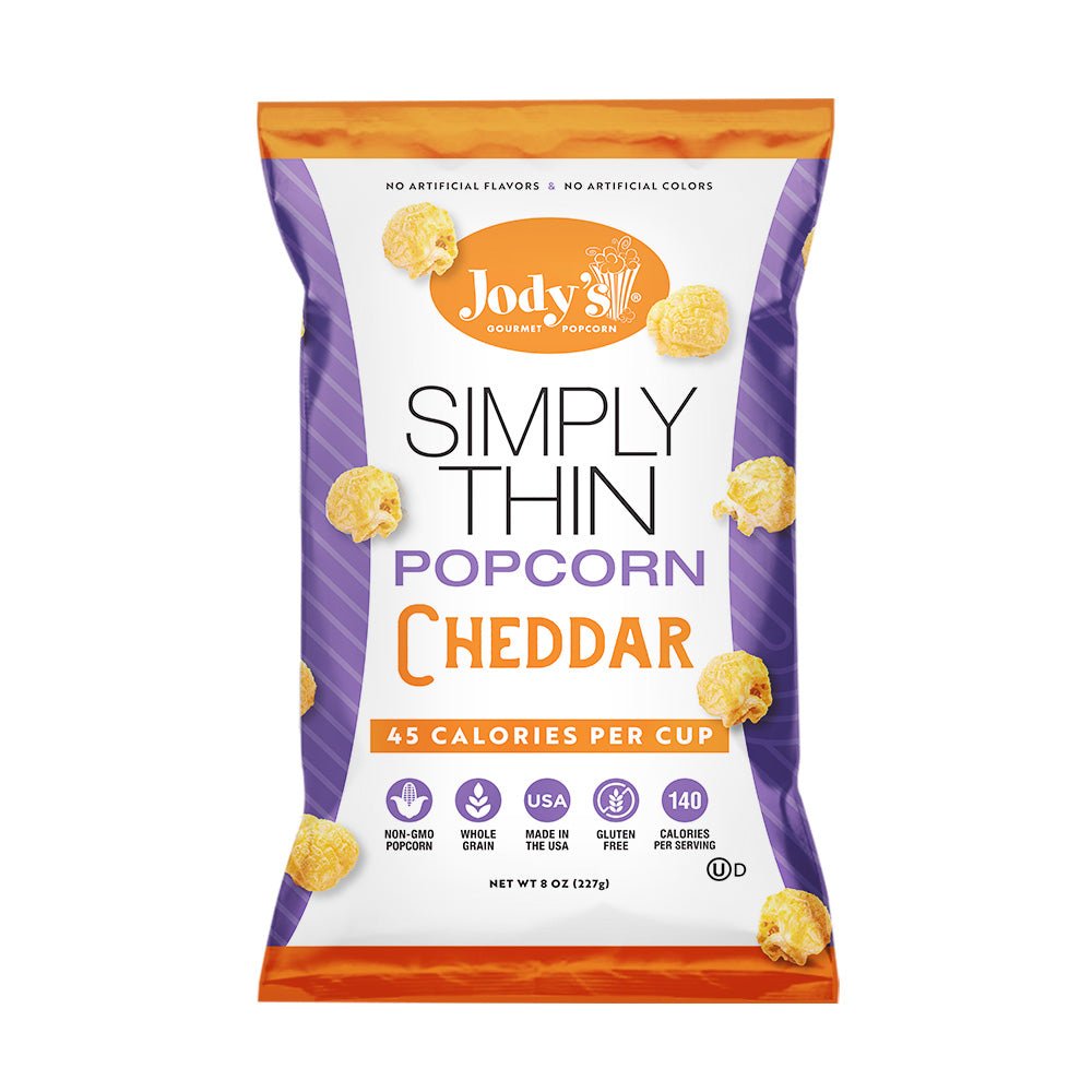 Simply Thin Cheddar - Jody's Popcorn