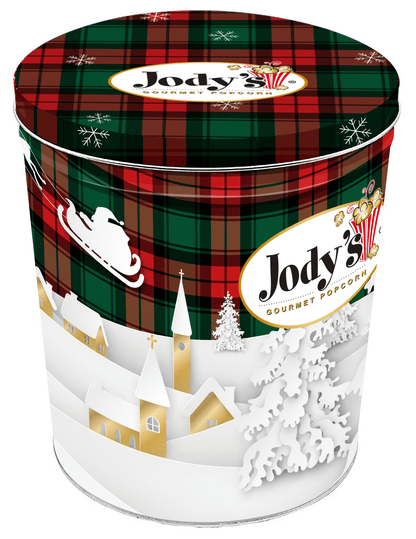 Tartan Town Holiday Tin - Jody's Popcorn