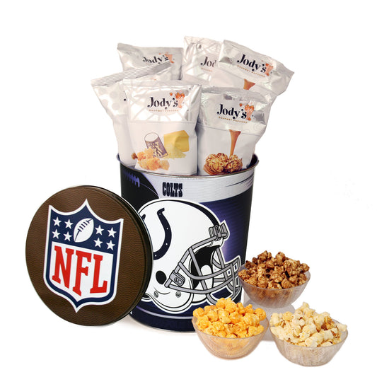 Indianapolis Colts Popcorn Tin Jody's Popcorn