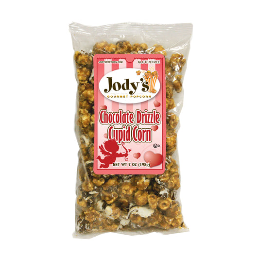 Chocolate Drizzle Cupid Corn Jodys Popcorn