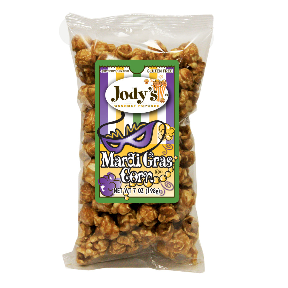 Mardi Gras Caramel Corn Jodys Popcorn