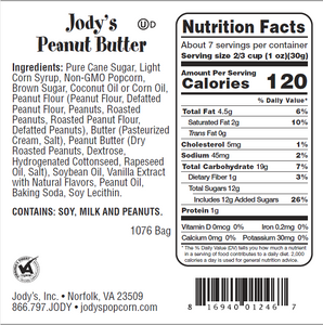 Peanut Butter Popcorn, 6.5oz