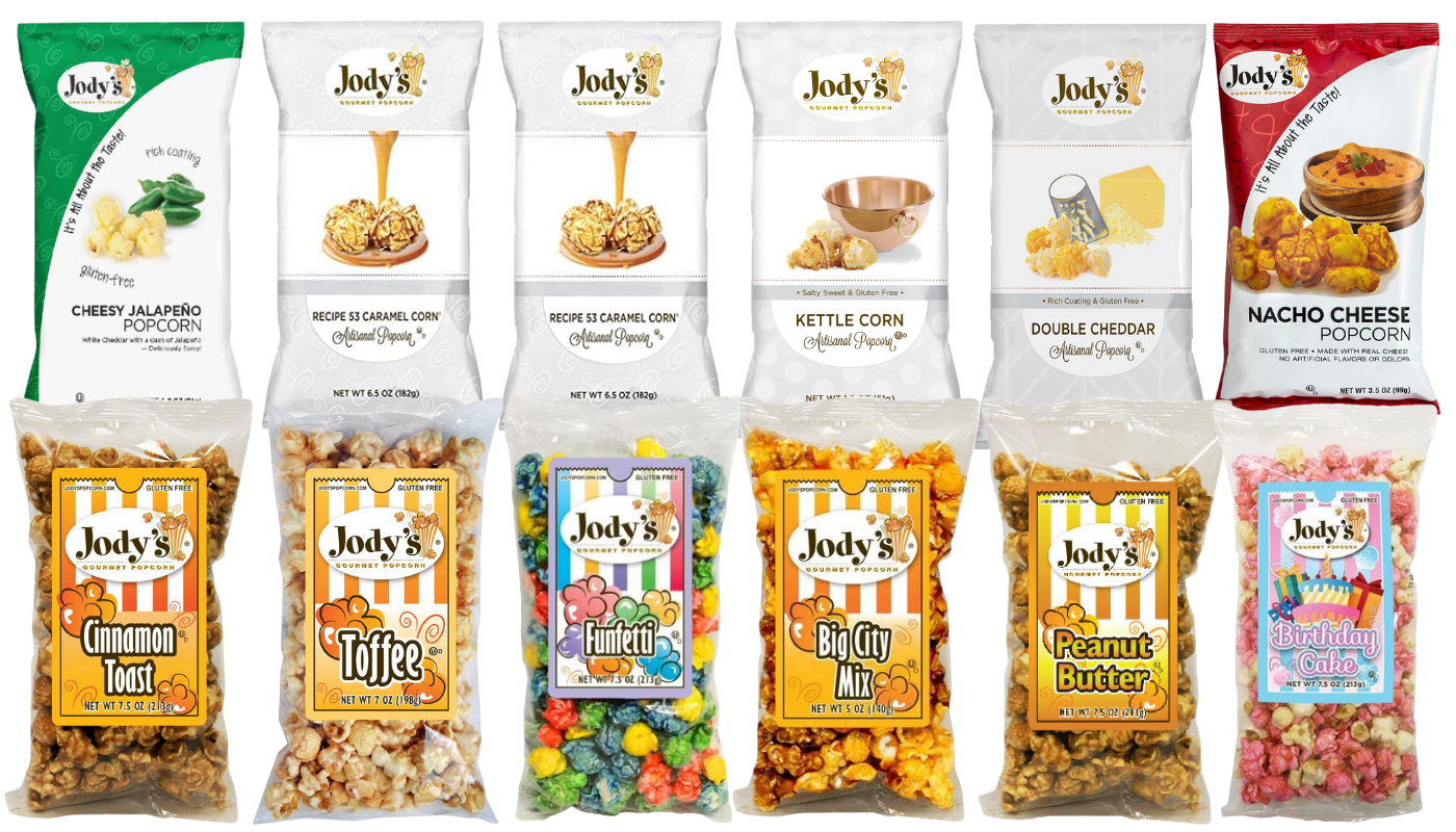 Jody's Sampler Jodys Popcorn