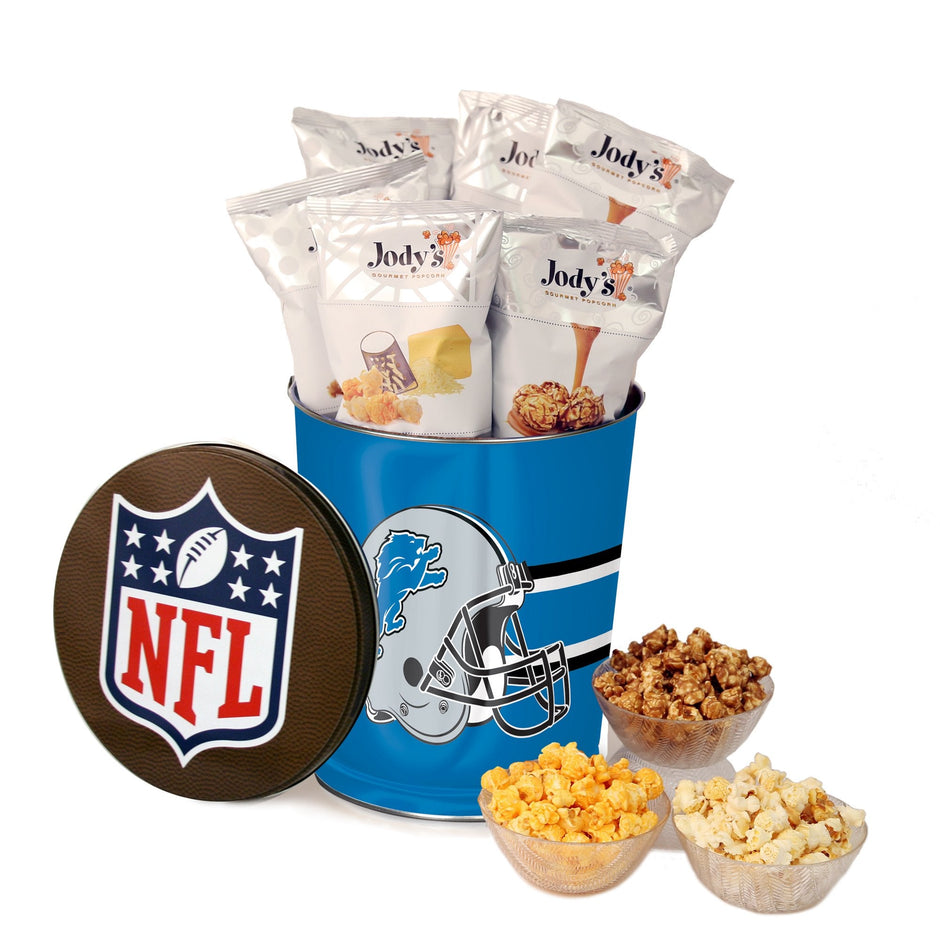 NFL Popcorn Tins | Official Team Tins Filled with Flavor – Jody's Popcorn