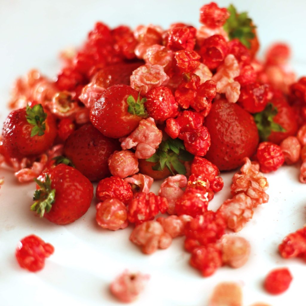 Strawberry Popcorn Jodys Popcorn